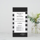 Musical Notes Birthday (Stehend Vorderseite)