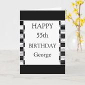 Musical Notes Birthday Karte (Gelbe Blume)