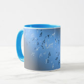 Musical Notes Blue Moon Tasse (Vorderseite Links)