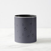 Musical Notes Charcoal gray Tasse (Zentrum)