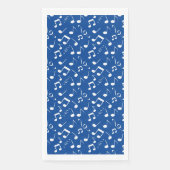 Musical Notes Design Gästetuch Napkins Serviette (Vorderseite)