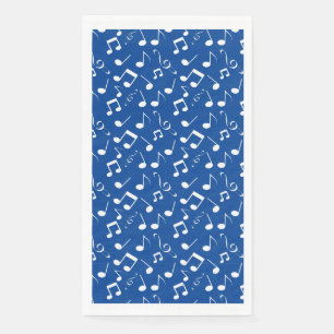 Musical Notes Design Gästetuch Napkins Serviette