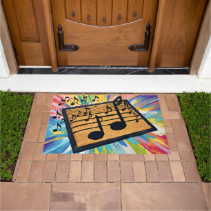 Musical Notes Doormat Fußmatte