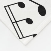 Musical Notes Fleece Blankets (Ecke)