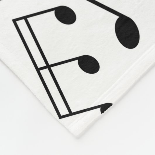 Musical Notes Fleece Blankets (Ecke)