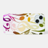 Musical Notes iPhone 15 case Hülle (Rückseite (Horizontal))