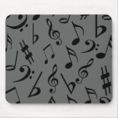 Musical Notes Mousepad - Silver (Vorne)