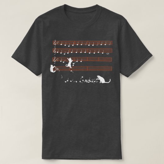 Musical Notes Musician Composer Music Lover Instru T-Shirt (Design vorne)