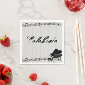 Musical Notes Napkins Serviette (Beispiel)