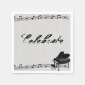 Musical Notes Napkins Serviette (Vorderseite)