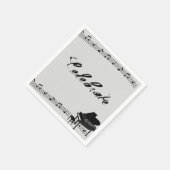 Musical Notes Napkins Serviette (Ecke)