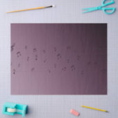 Musical Notes Ombre Mauve Seidenpapier (Basteln)