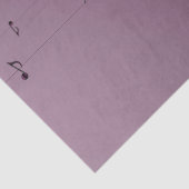 Musical Notes Ombre Mauve Seidenpapier (Detail)