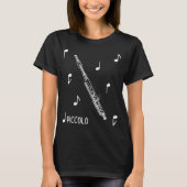 Musical Notes Piccolo T-Shirt (Vorderseite)