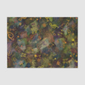 Musical Notes Seidenpapier (Vorderseite)