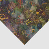Musical Notes Seidenpapier (Ausschnitt)