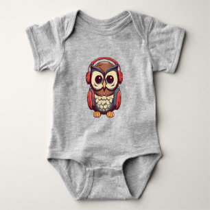 Musical Owl Baby Strampler