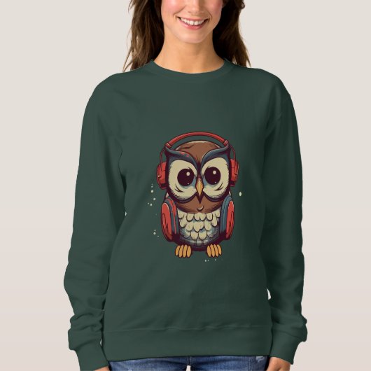 Musical Owl Sweatshirt (Vorderseite)