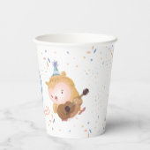 Musical Owls Paper Cup Pappbecher (Rückseite)