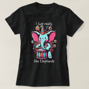 Musical Pachyderm Ich mag Elefanten wirklich T-Shirt