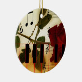 Musical Panio Keys Keramik Ornament (Rechts)