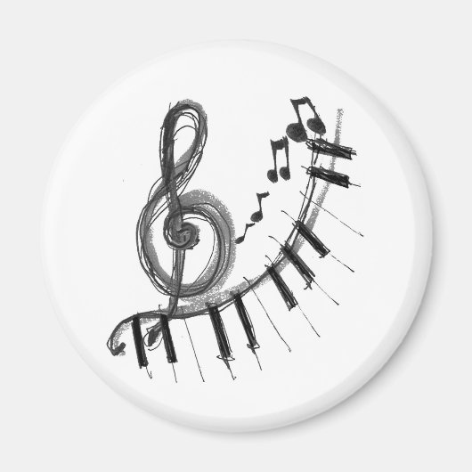 Musical Piano Magnet (Vorne)