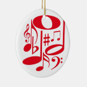 Musical Red Ornament (Rechts)