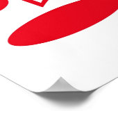 Musical Red Poster (Ecke)