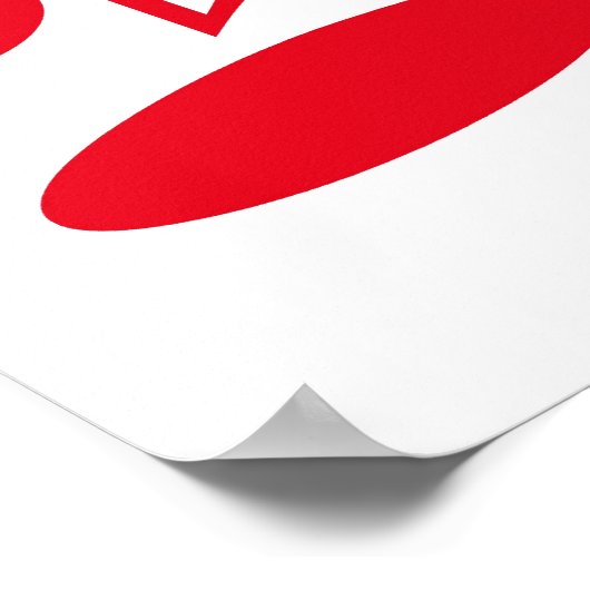 Musical Red Poster (Ecke)