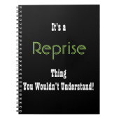 Musical Reprise Journal Notizblock (Vorderseite)