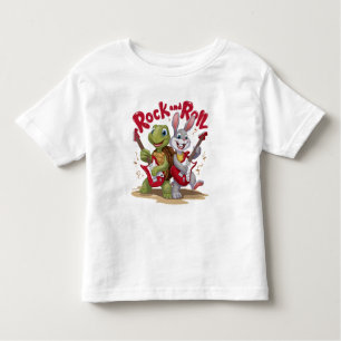 Musical Reptile and Hare Rock Out Roll Kleinkind T-shirt