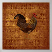 Musical Rooster Poster (Vorne)