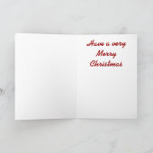 Musical Santa Claus Feiertagskarte (Innenseite)