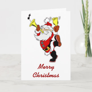 Musical Santa Claus Feiertagskarte