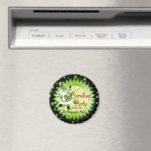 Musical Santa Elf Caroling Party Einladung Magnet (In Situ (Geschirrspüler))