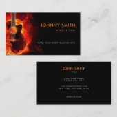 Musical Slogans Business Cards Visitenkarte (Vorne/Hinten)