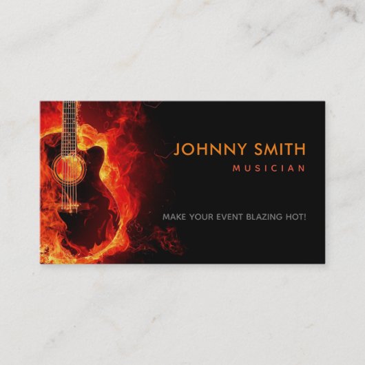 Musical Slogans Business Cards Visitenkarte (Vorderseite)