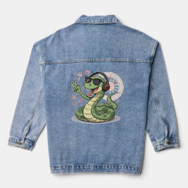 Musical Snake Vibes Jeansjacke