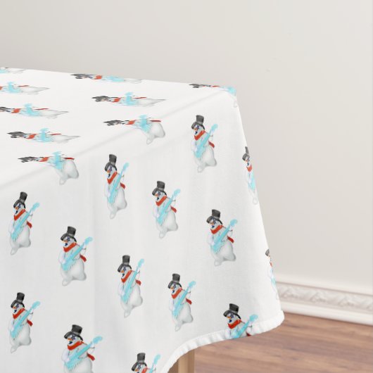 Musical Snowmans Tablecloth Tischdecke (Beispiel)