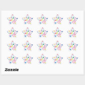 Musical Star Sticker (Blatt)
