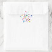 Musical Star Sticker (Tasche)