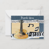 Musical Style Danke Karte (Vorderseite)