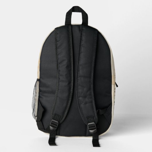 Musical Symphony Black und Tan Piano Rucksack (Rückseite)