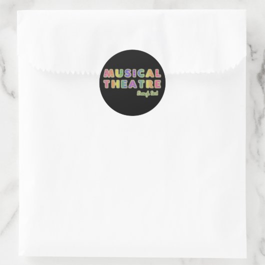 Musical Theater genug sagte Stickers (Tasche)