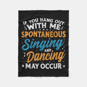 Musical Theater Nerds Gifts Theater Geek Graphic Q Fleecedecke
