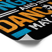 Musical Theatre Nerds Theater Geek Drama Lover Act Poster (Ecke)