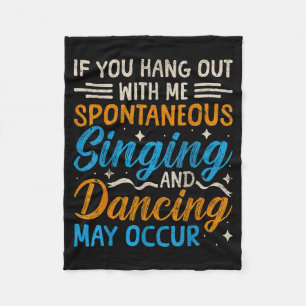 Musical Theatre Nerds Theater Geek Grafik-Zitat A Fleecedecke