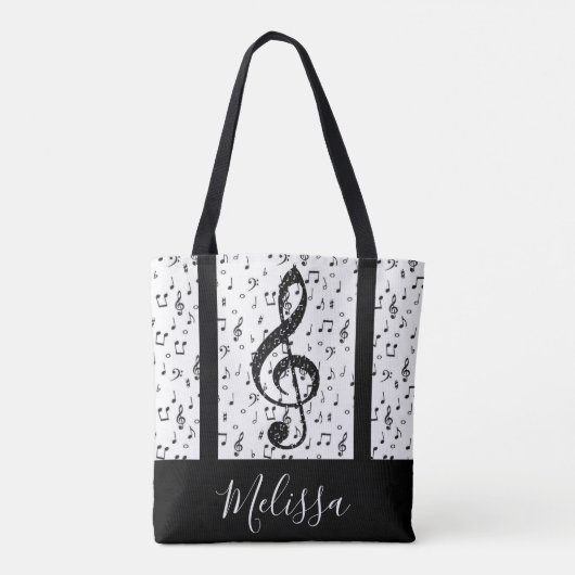 Musical Tote Bag Tasche (Rückseite)