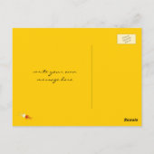 Musical Treble Cherry Notes Baum Whimsical Nature Postkarte (Rückseite)