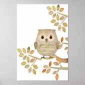 Musical Tree Owl Poster (Vorne)